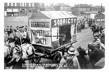 pt5141 - Heckmondwike , Licensing Demonstration 1908 , Yorkshire -Print 6x4