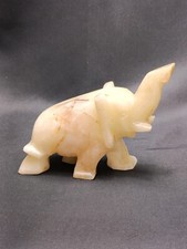 Vintage Marble Onyx Elephant