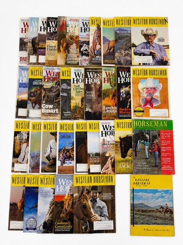 Western horseman magazine lot - western,
