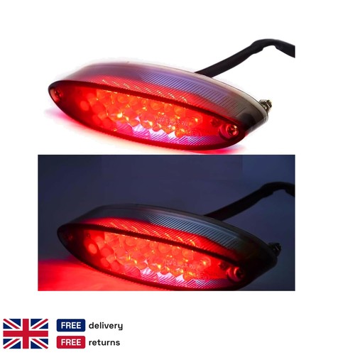 Motorcycle smoke lens led - motorcycle, tail