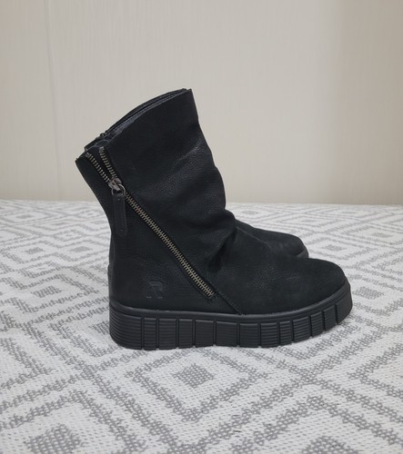 Euc black reiker dual zip - euc,