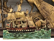 Large Die Cut Victorain Boat