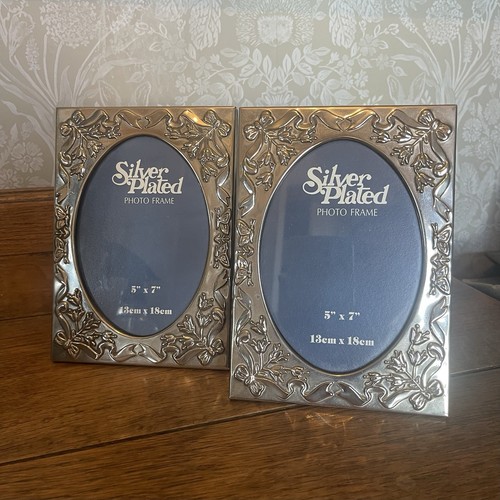 Vintage silver plated - plated, oval