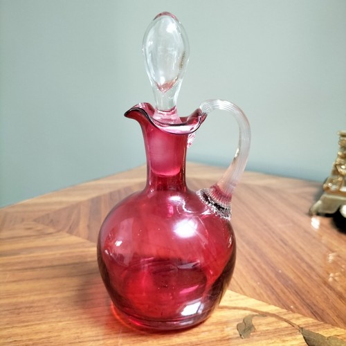 Antique victorian cranberry - antique,