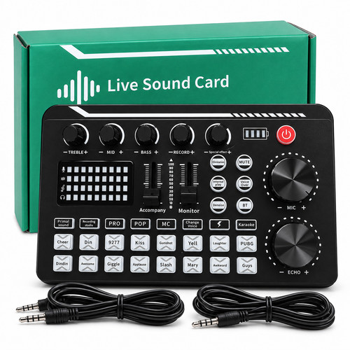 Live sound card - live, mixer