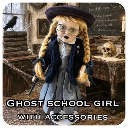 Porcelain horror ghost - porcelain, doll