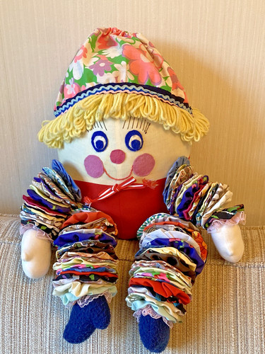 Vintage large plush handmade - large,