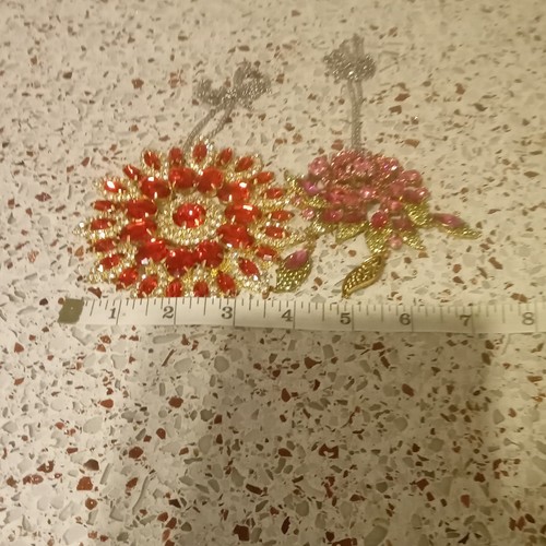 Beaded sequined rhinestone - 2x,