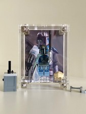 LEGO Star Wars sw0416 Pre Vizsla from 9525 Mandalorian Fighter with display case