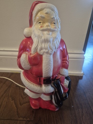 Vintage empire plastic santa - vintage,