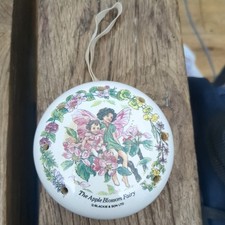 The Apple Blossom Fairy Vintage Blackie & Son Ceramic Hanging Pomander England
