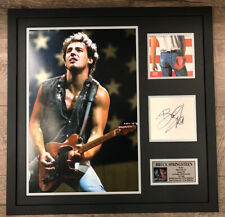 Bruce Springsteen  *HAND SIGNED**   Framed display  ~  AUTOGRAPHED