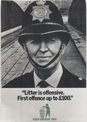 Keep britain tidy 1970s anti - (1970s,