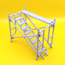 Miniature Scaffold Stairs Plastic Toys Made in Japan Model Connectable Yamada