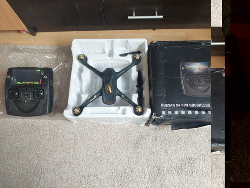 Hubsan fpv brushless drone - x4,