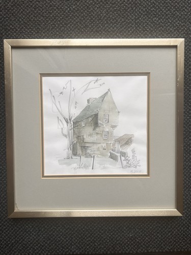 Vintage original watercolour - vintage,