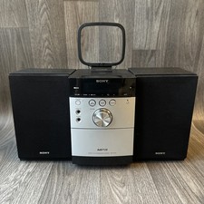 Sony CMT EH15 Micro HiFi System Tape CD Aux AM/FM Radio Tested Working