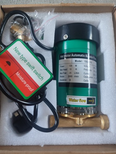 Hot water pressure pump shower - hot,