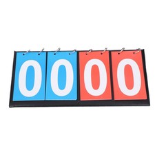 4 Digit Scoreboard Sports Flip