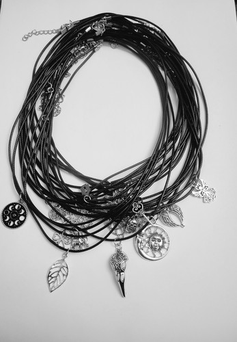 Faux leather cord adjustable - faux,