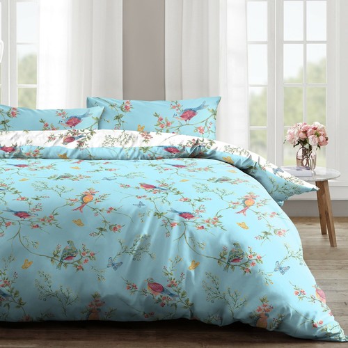 Luxury floral birds cotton - luxury,
