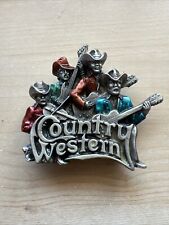 In 71- 1981 Bergamont Brass Works - Country Western Belt Buckle - Made In USA