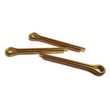 SOLID BRASS METRIC COTTER SPLIT PINS 1.6MM 2MM 3.2MM 4MM 5MM 6.3MM