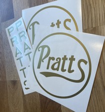 Pratts Circle Sticker Decal