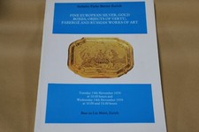 Sotheby's Fine European Silver, Gold Boxes, Objects of Vertu, Faberge and Russia