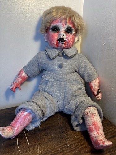 Porcelain horror doll - porcelain,