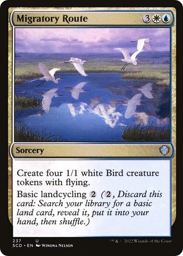 Migratory route starter - migratory,