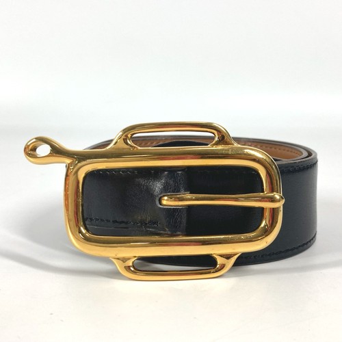 Hermes vintage logo belt - vintage,