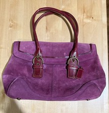 Vintage COACH Rare Plum Purple