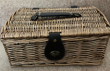 Marks & Spencer M&S Empty Wicker Basket Hamper Approx 33 x 25x 13 cm