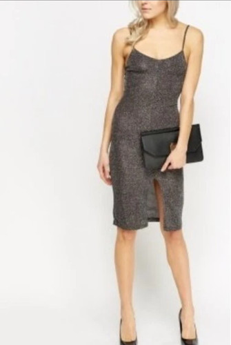 Bryony silver metallic sheer