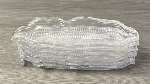 Set vintage clear molded - vintage,