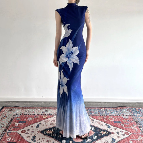 New chinese floral - new, print
