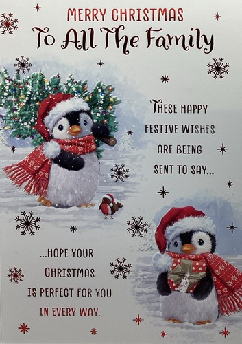 All the family christmas card - all,