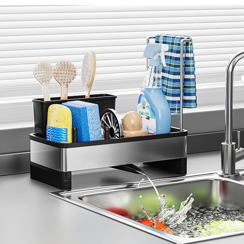 Stainless steel sink caddy - stainless,