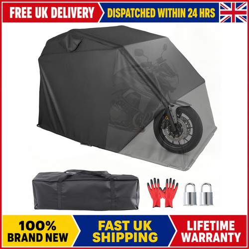 Portable motorcycle garage - motorcycle,