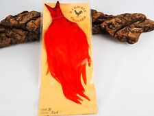 NEW/OLD SHOP STOCK - D J HACKLE (ENGLAND) GRD 3 (RED) HACKLE- FLY TYING MATERIAL