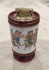 Rare Vintage COLIBRI Hand Made in ITALY FLORENTINE Gas Table Lighter Untested