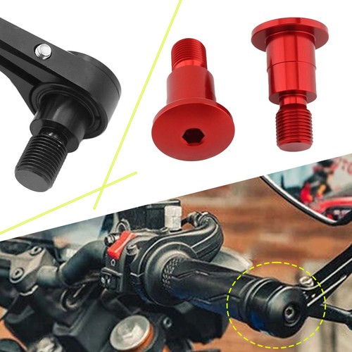 2pcs red handlebar bar end - red,