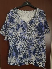 Bonmarche Blue Animal Print