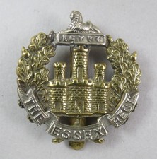 Military Cap Badge  The Essex