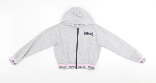 Pineapple girls grey hooded - pineapple,