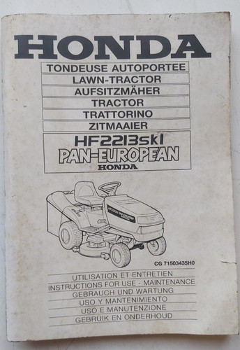 Honda lawn tractor - honda,