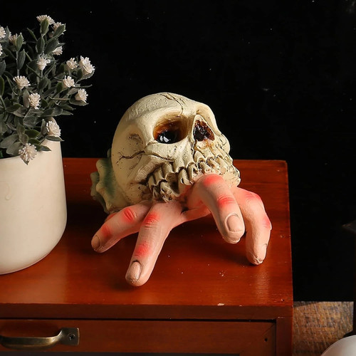 Skull ghost resin - resin, figurine
