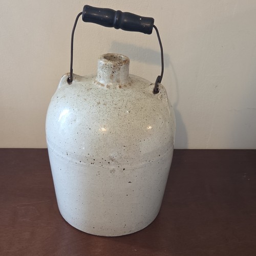 Antique stoneware crock - 10",