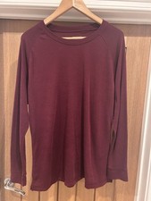 MOUNTAIN WAREHOUSE Wine Red Colour Isotherm Heat Technology Extra Warm Top UK 20